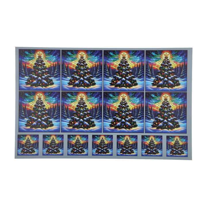 PatternPly® Full Coverage Christmas Trees In the Snow 2 sizes