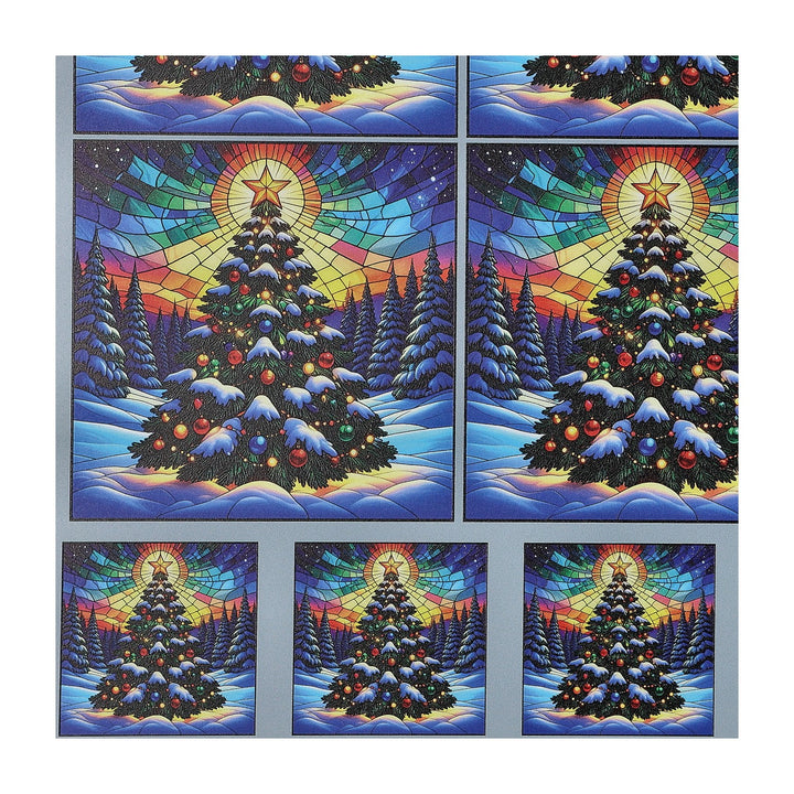 PatternPly® Full Coverage Christmas Trees In the Snow 2 sizes