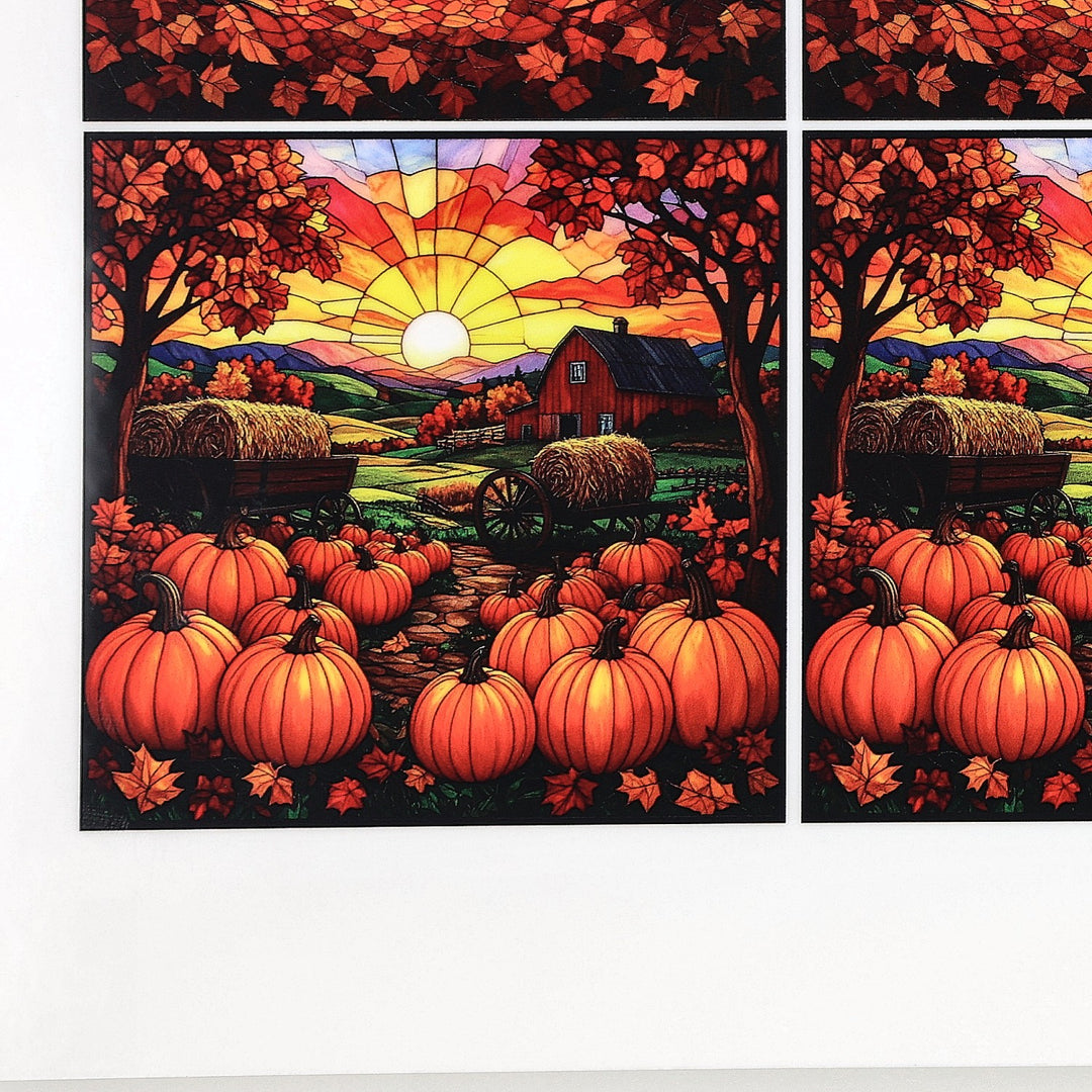 PatternPly® Full Coverage Farm Fresh Pumpkins Medium