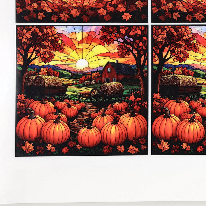 PatternPly® Full Coverage Farm Fresh Pumpkins Medium