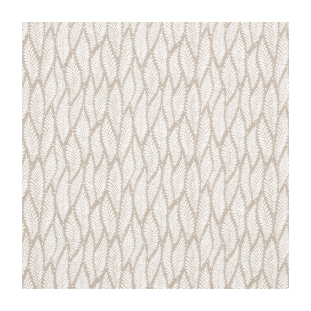 PatternPly® Full Coverage Calm Linen Drifting Ferns sheet showing the pattern