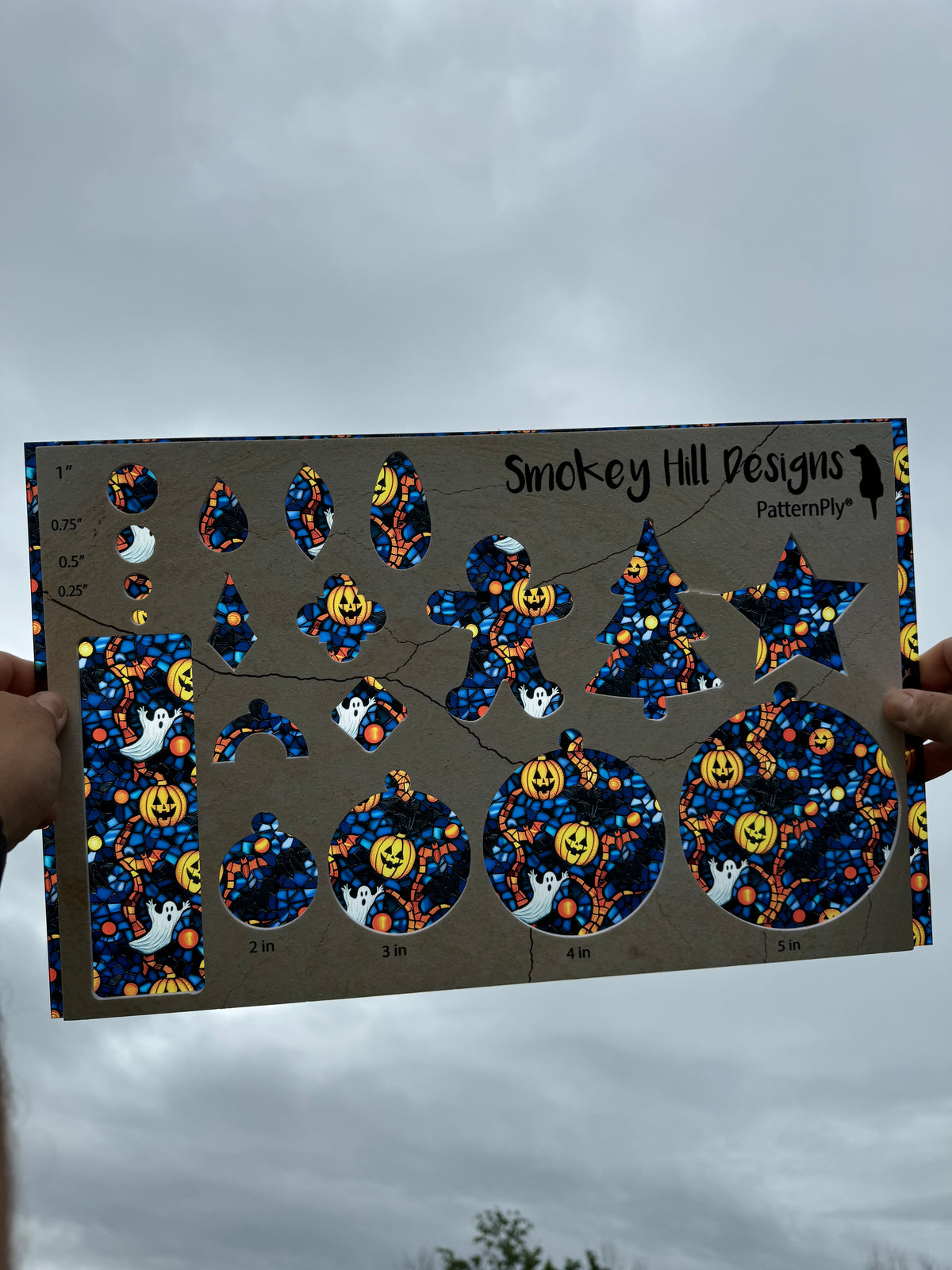 PatternPly® Transparent Spooky Night Stained Glass product photo 2
