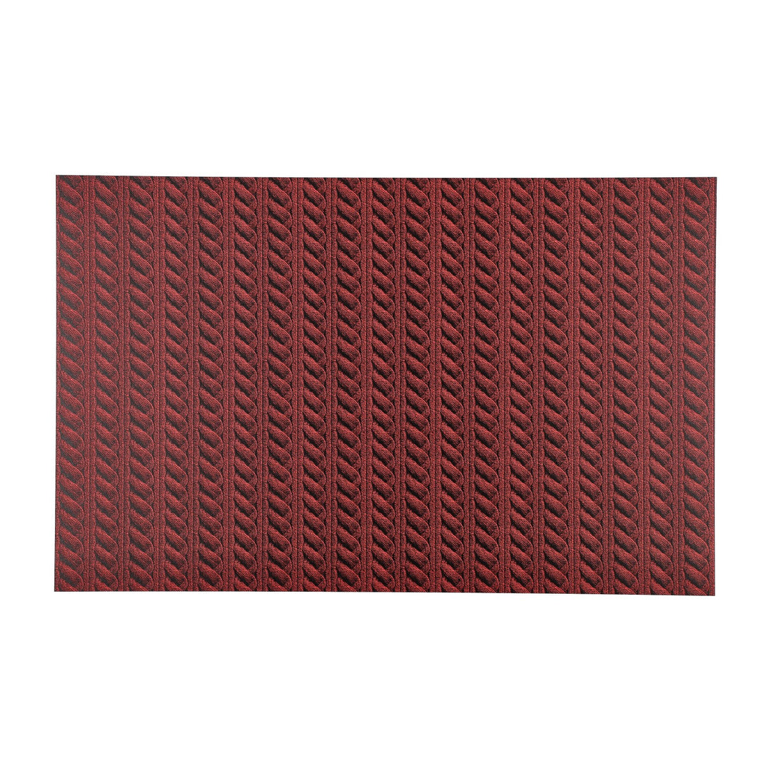 PatternPly® Full Coverage Cable Knit Red