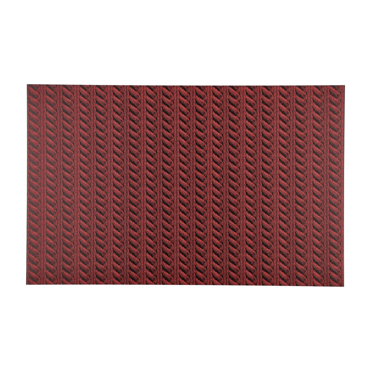 PatternPly® Full Coverage Cable Knit Red product photo 2