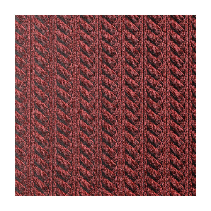 PatternPly® Full Coverage Cable Knit Red