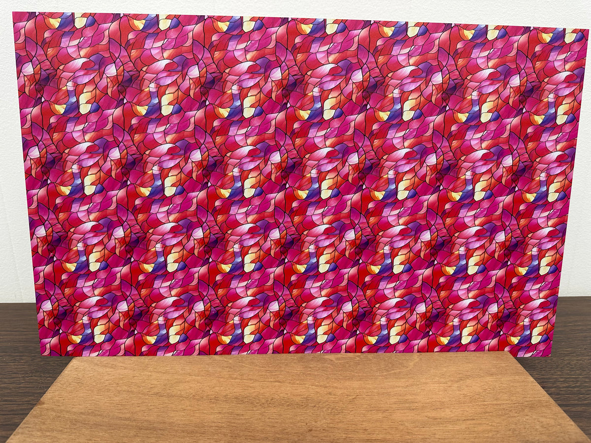 PatternPly® Full Coverage Sunset Colors Stained Glass product photo 2