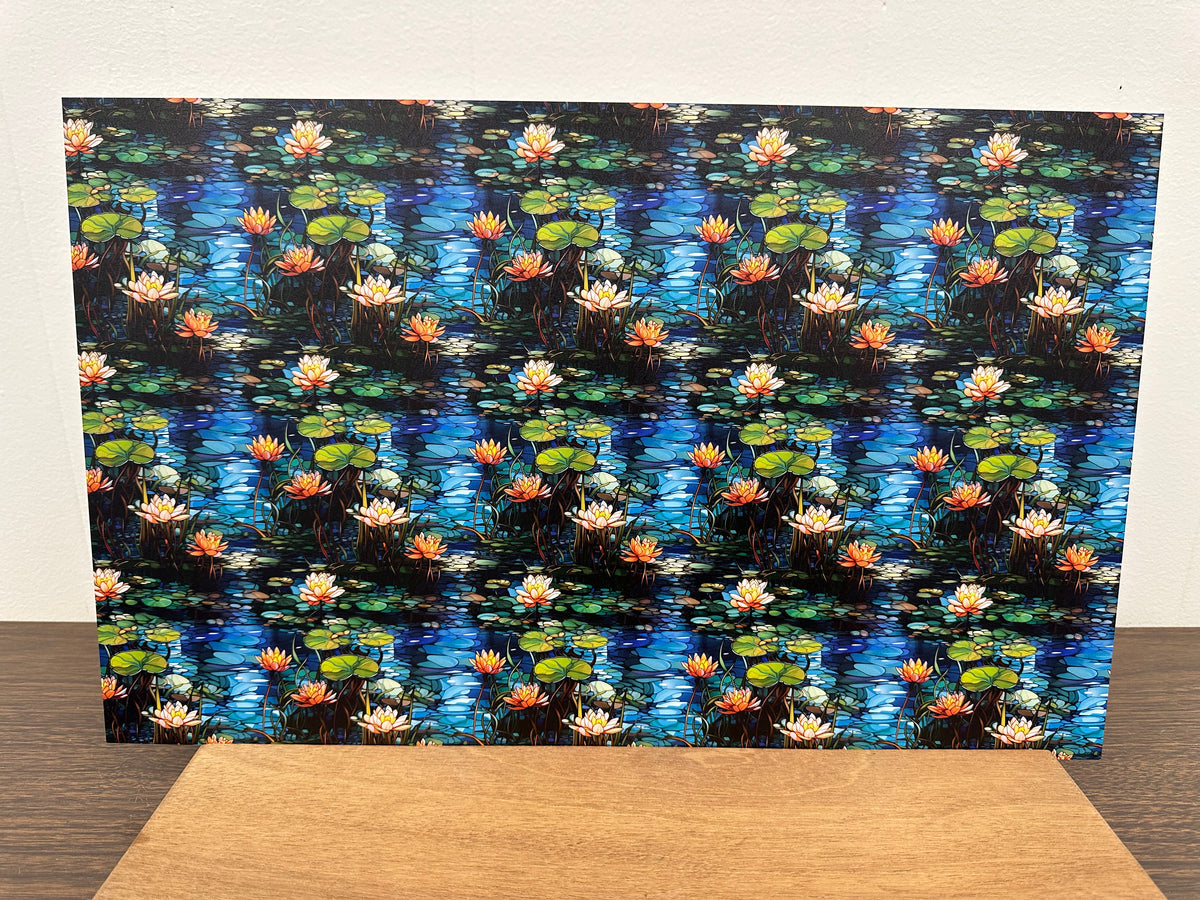 PatternPly® Full Coverage Lily Pad Lake Stained Glass product photo 2