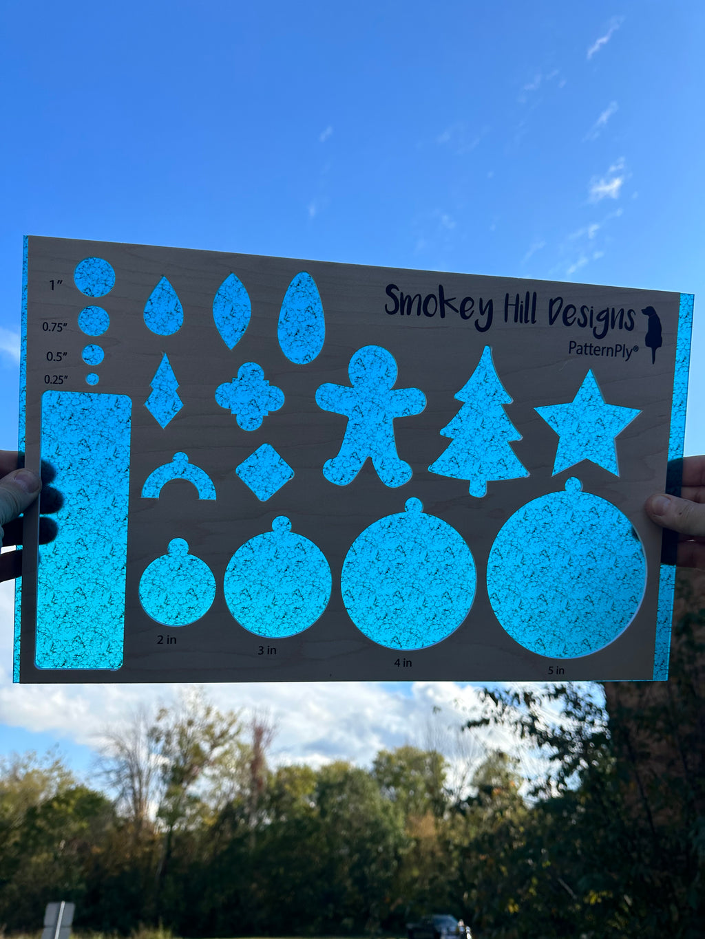 PatternPly® Transparent Micro Turquoise sheet showing the pattern