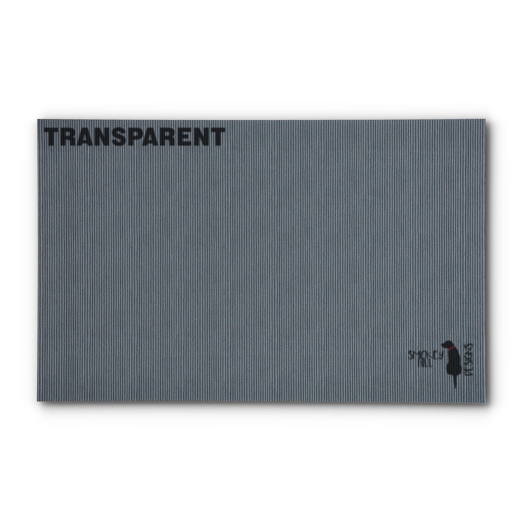 PatternPly® Transparent Corduroy Gray sheet showing the pattern