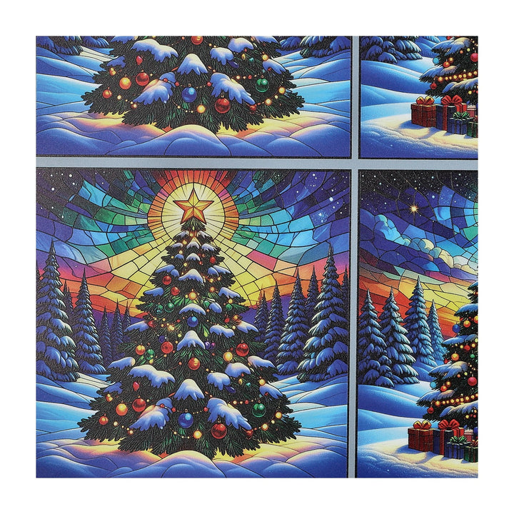 PatternPly® Full Coverage Christmas Trees In the Snow 3 sizes