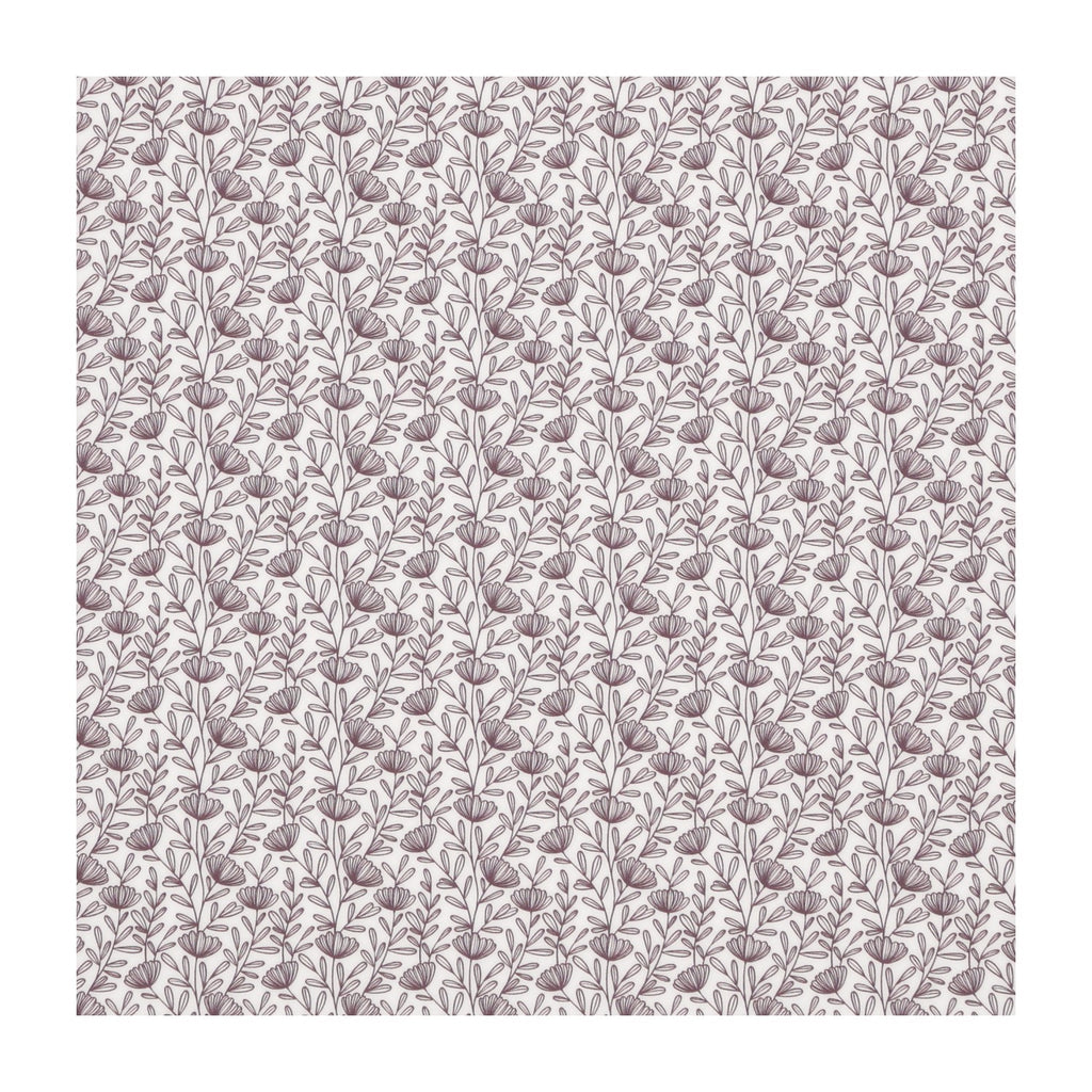 PatternPly® Full Coverage Hushed Mauve Dainty Garden sheet showing the pattern