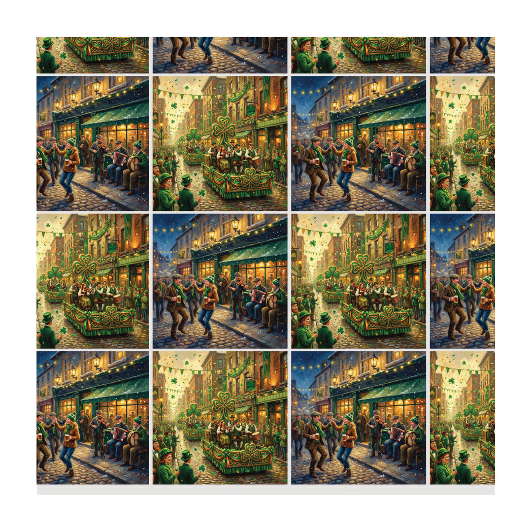 PatternPly® Full Coverage St Patricks Festivities Extra Small