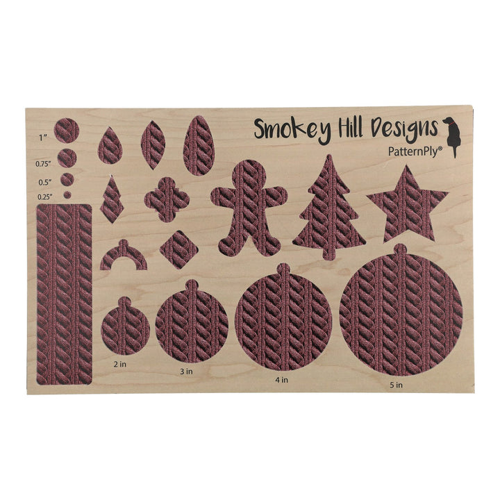 PatternPly® Full Coverage Cable Knit Dusty Pink