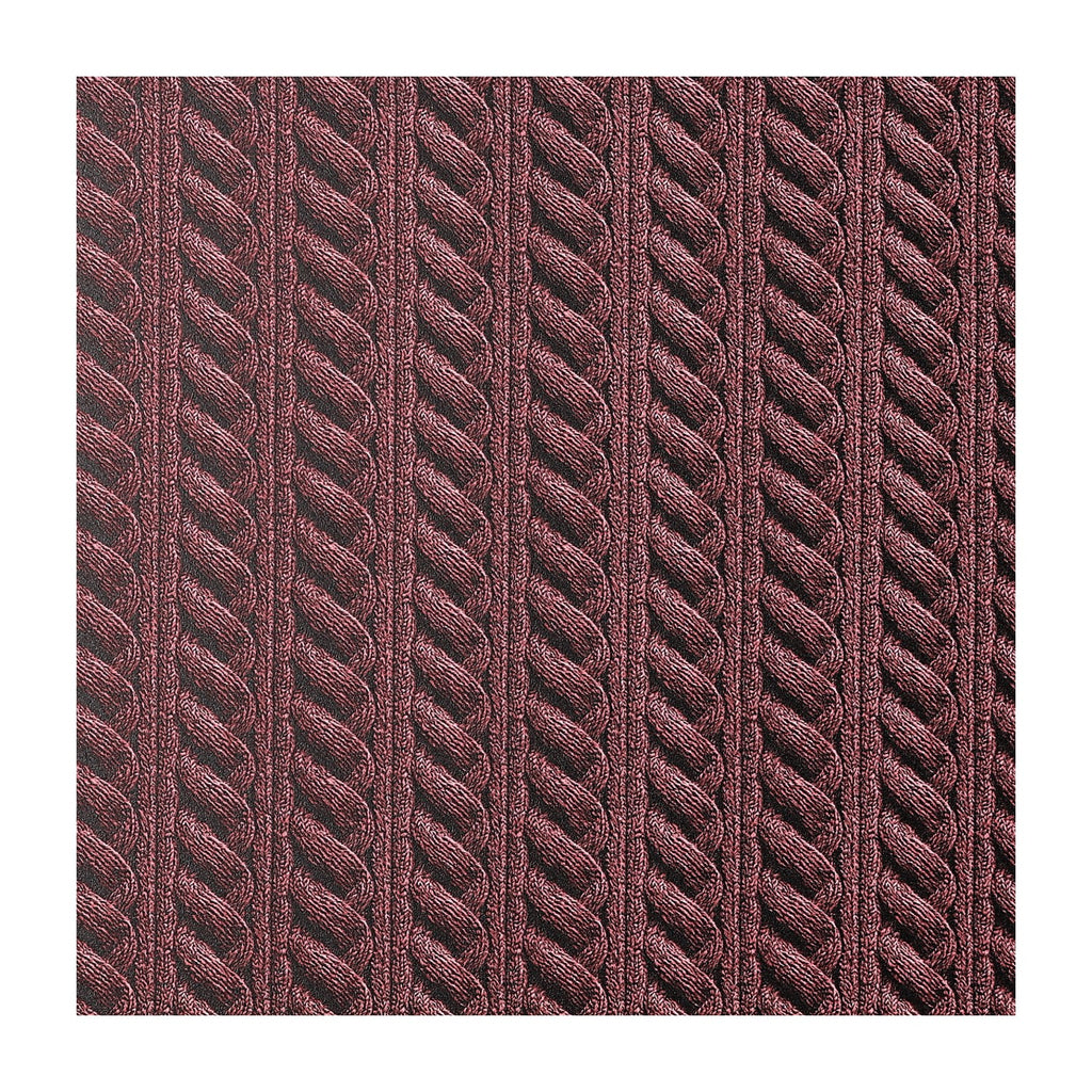 PatternPly® Full Coverage Cable Knit Dusty Pink sheet showing the pattern