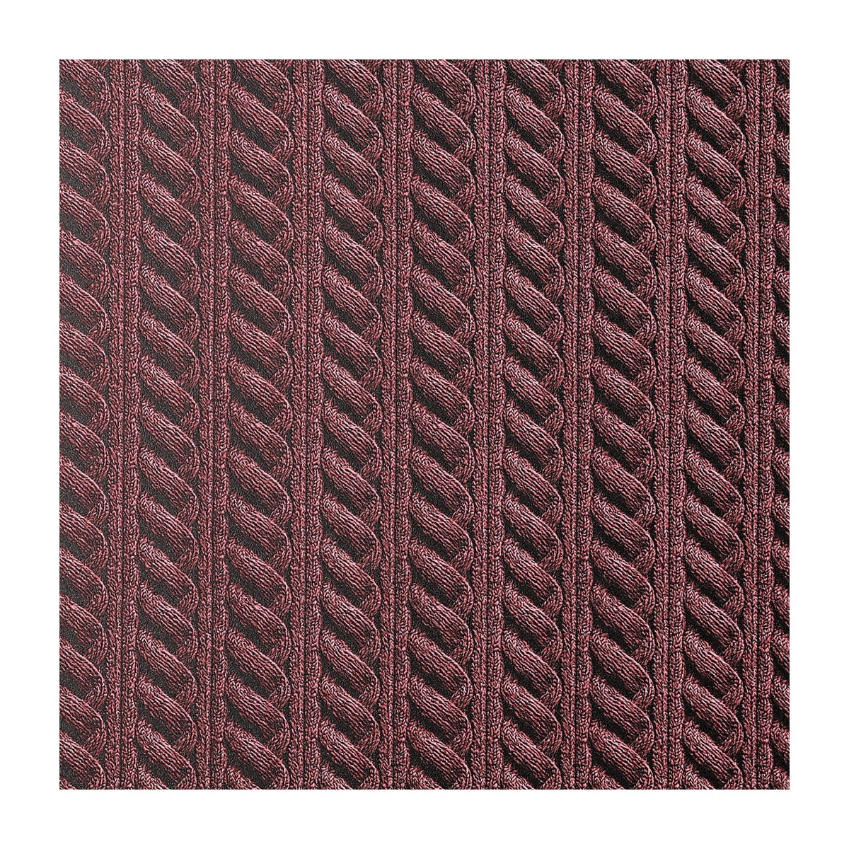 PatternPly® Full Coverage Cable Knit Dusty Pink sheet showing the pattern