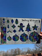 PatternPly® Transparent Rainbow Stained Glass Palms product photo 2