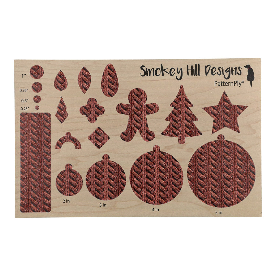 PatternPly® Full Coverage Cable Knit Orange