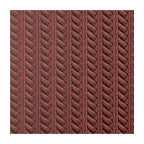 PatternPly® Full Coverage Cable Knit Orange sheet showing the pattern