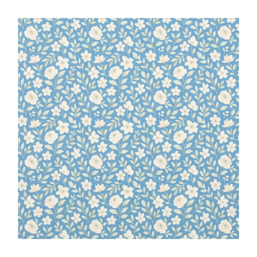 PatternPly® Full Coverage Blue Haze Spring Garden sheet showing the pattern