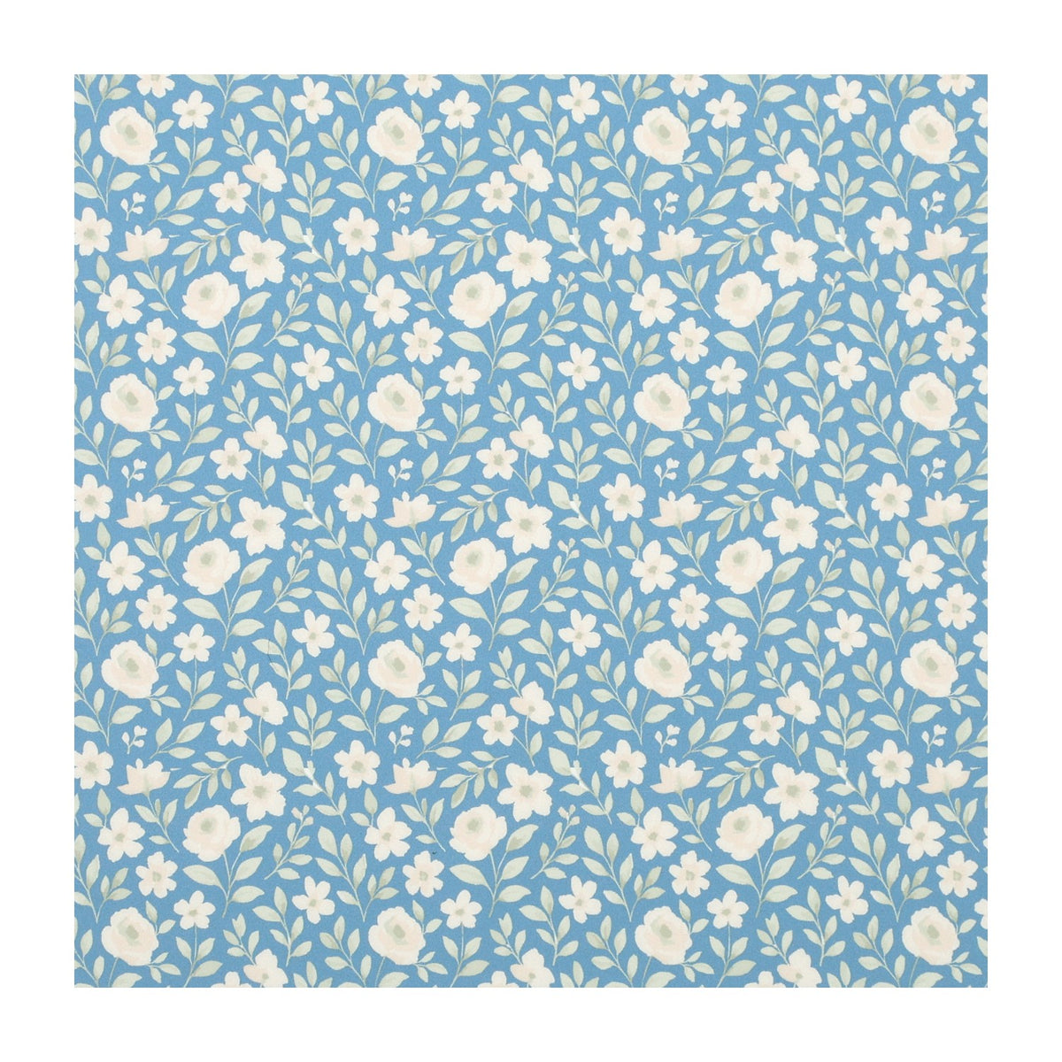 PatternPly® Full Coverage Blue Haze Spring Garden sheet showing the pattern