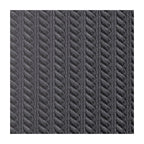 PatternPly® Full Coverage Cable Knit Gray sheet showing the pattern