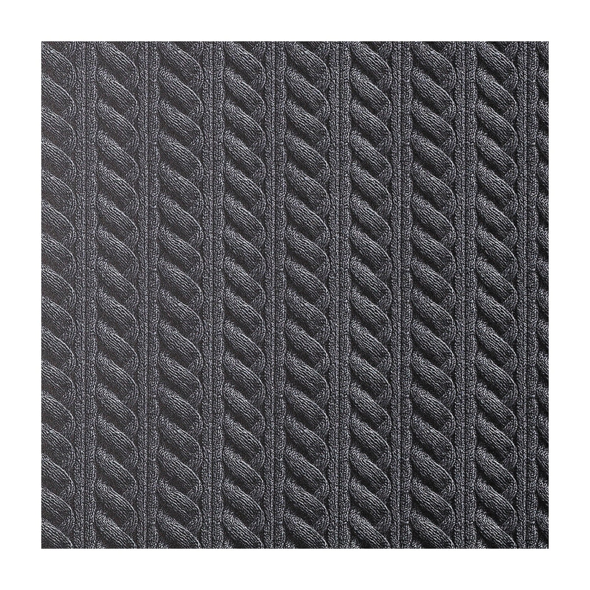 PatternPly® Full Coverage Cable Knit Gray sheet showing the pattern