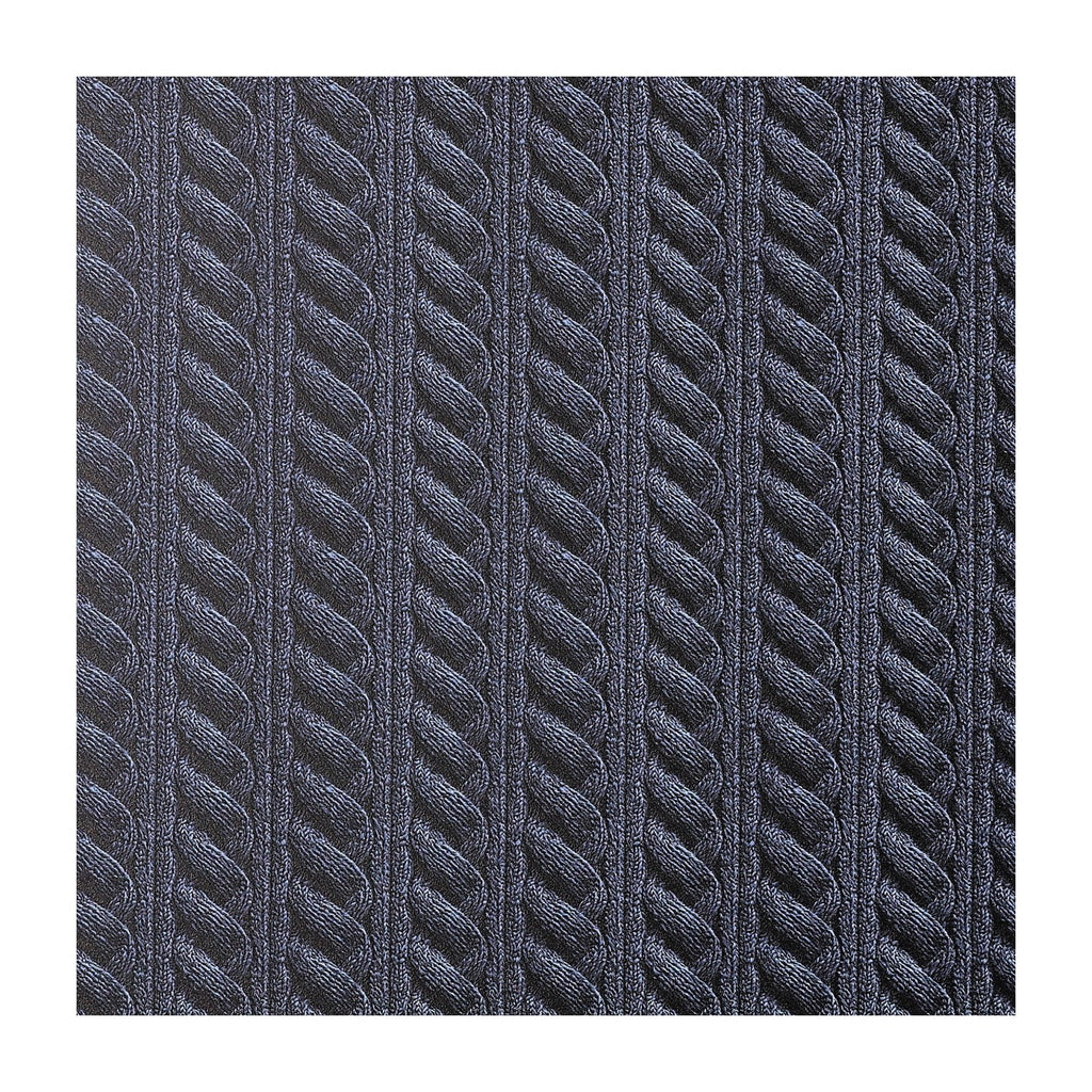 PatternPly® Full Coverage Cable Knit Slate sheet showing the pattern