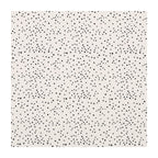 PatternPly® Full Coverage Black Dots - Soft Ochre sheet showing the pattern