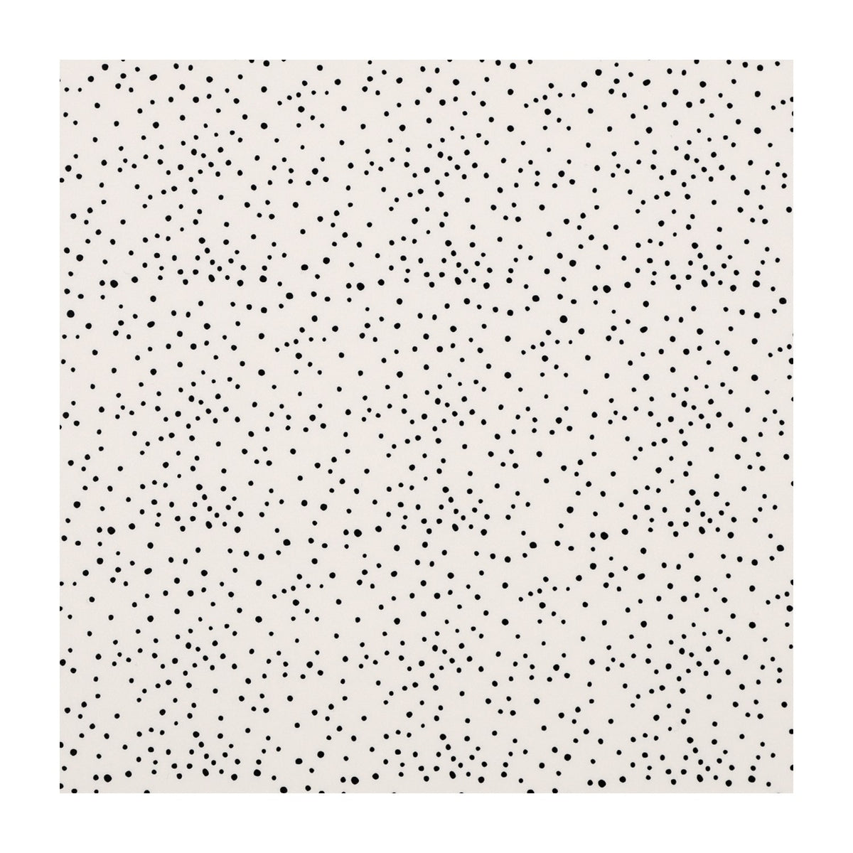 PatternPly® Full Coverage Black Dots - Soft Ochre sheet showing the pattern