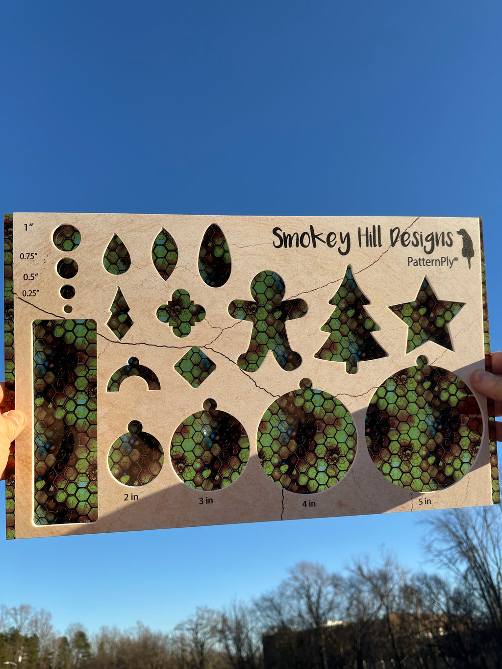 PatternPly® Transparent Stained Glass Honeycomb product photo 2