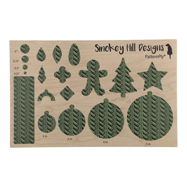 PatternPly® Full Coverage Cable Knit Sage