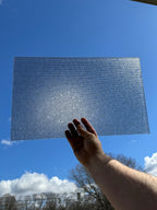 PatternPly® Transparent Disco Ball Surface sheet showing the pattern
