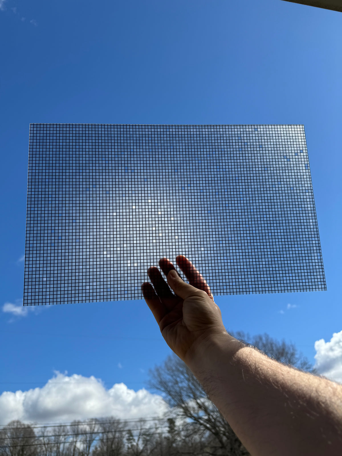 PatternPly® Transparent Disco Ball Surface sheet showing the pattern