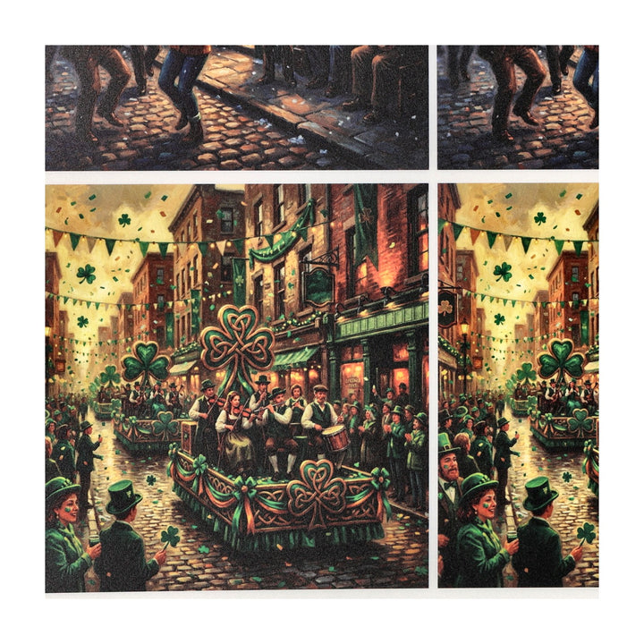 PatternPly® Full Coverage St Patricks Festivities 3 sizes