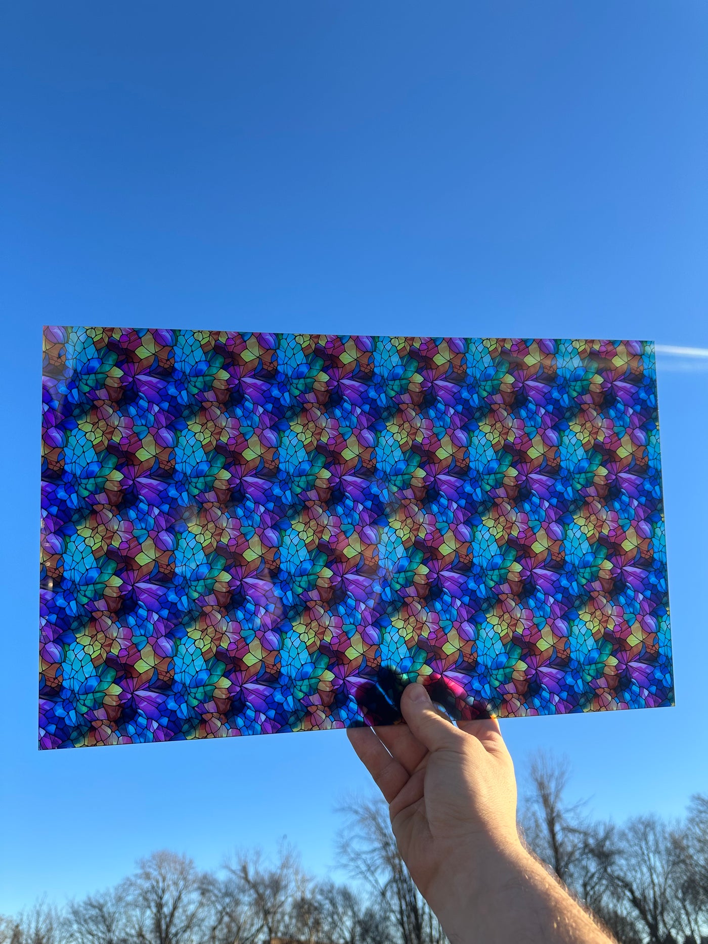 PatternPly® Acrylic Transparent Colorful Stained Glass