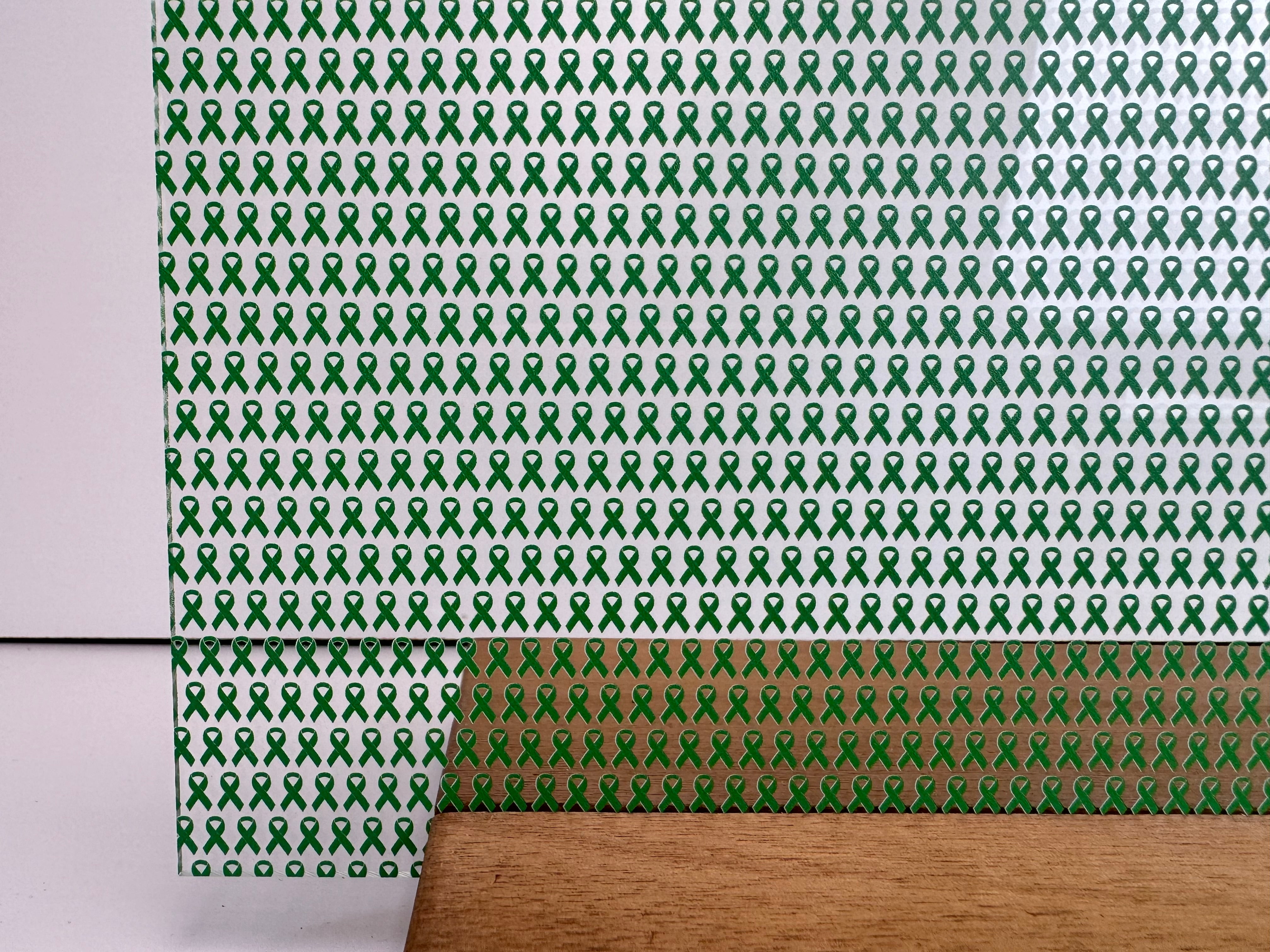 PatternPly® Scattered Mini Green Ribbons – Smokey Hill Designs