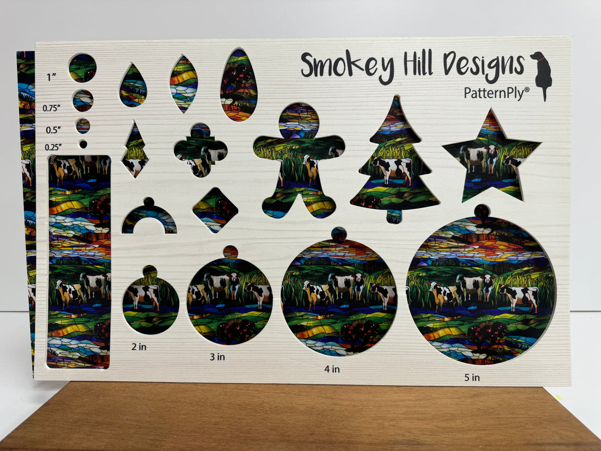 PatternPly® Full Coverage Stained Glass Dairy Cows product photo 2