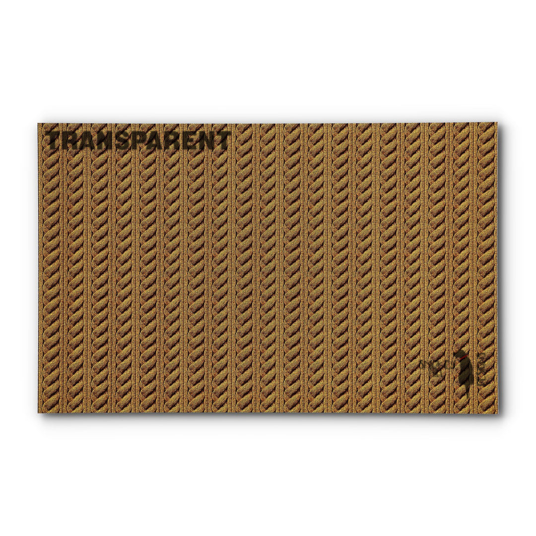 PatternPly® Transparent Cable Knit Yellow – Smokey Hill Designs