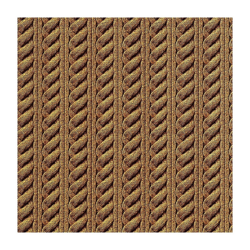 PatternPly® Transparent Cable Knit Yellow product photo 3