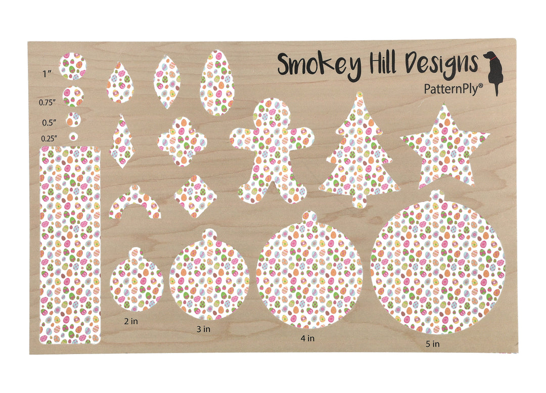 PatternPly® Scattered Painted Easter Eggs MICRO