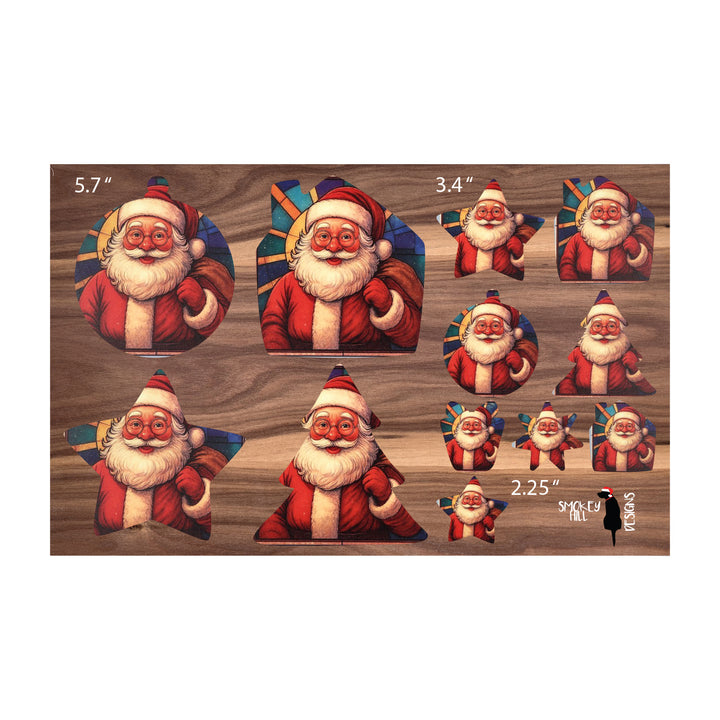 PatternPly® Full Coverage Santa Claus 3 sizes