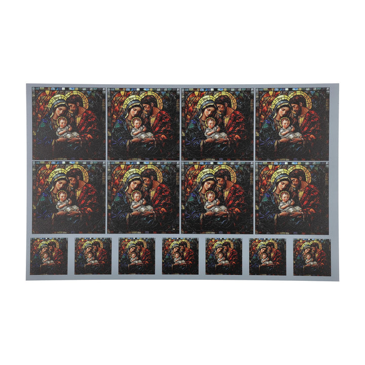 PatternPly® Full Coverage Holy Family Stained Glass 2 sizes