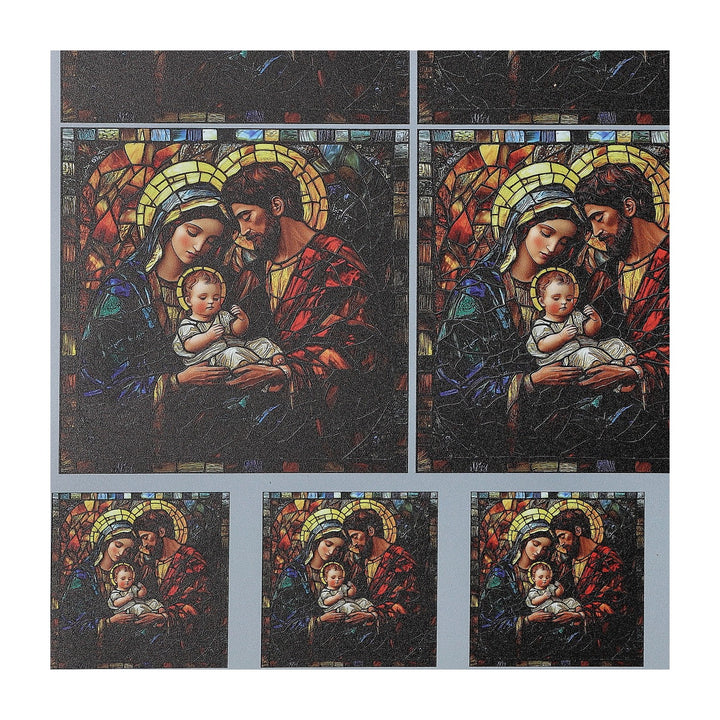 PatternPly® Full Coverage Holy Family Stained Glass 2 sizes