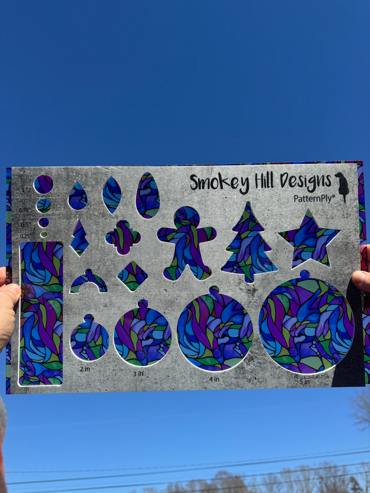 PatternPly® Transparent Fantasy Stained Glass product photo 2