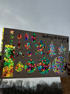 PatternPly® Transparent Bestselling Stained Glass Trio product photo 2