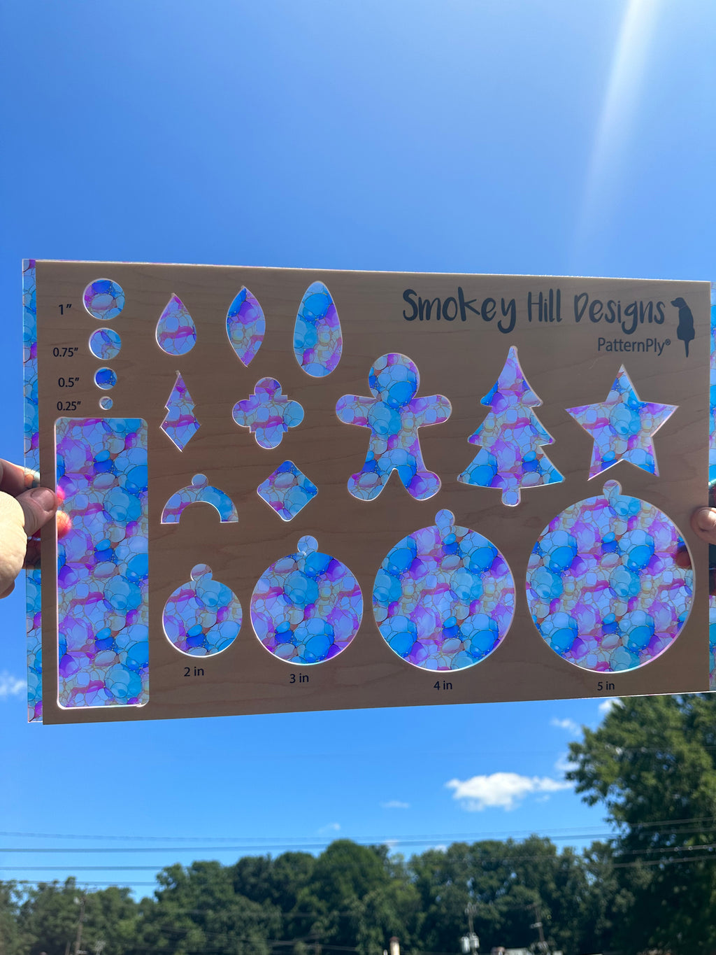 PatternPly® Transparent Pastel Bubbles Stained Glass product photo 2