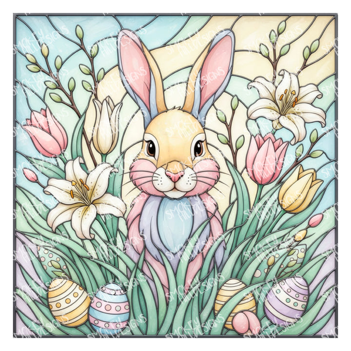 PatternPly® Full Coverage A Bunnys Lily Garden