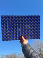 PatternPly® Transparent Mini Cosmic Ink sheet showing the pattern