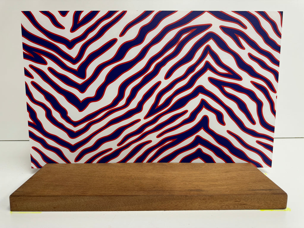 PatternPly® Full Coverage Red White Blue Zebra product photo 3