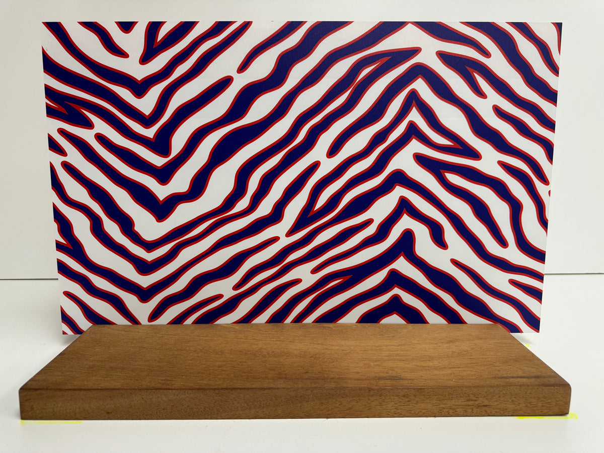 PatternPly® Full Coverage Red White Blue Zebra product photo 3